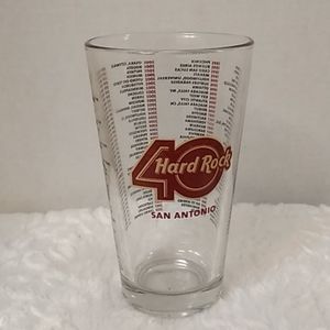 San Antonio Pint Glass Hard Rock Cafe